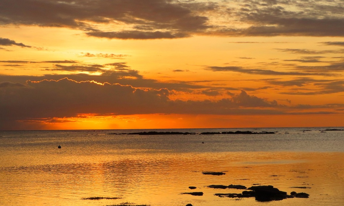 モリーシュの夕陽の海