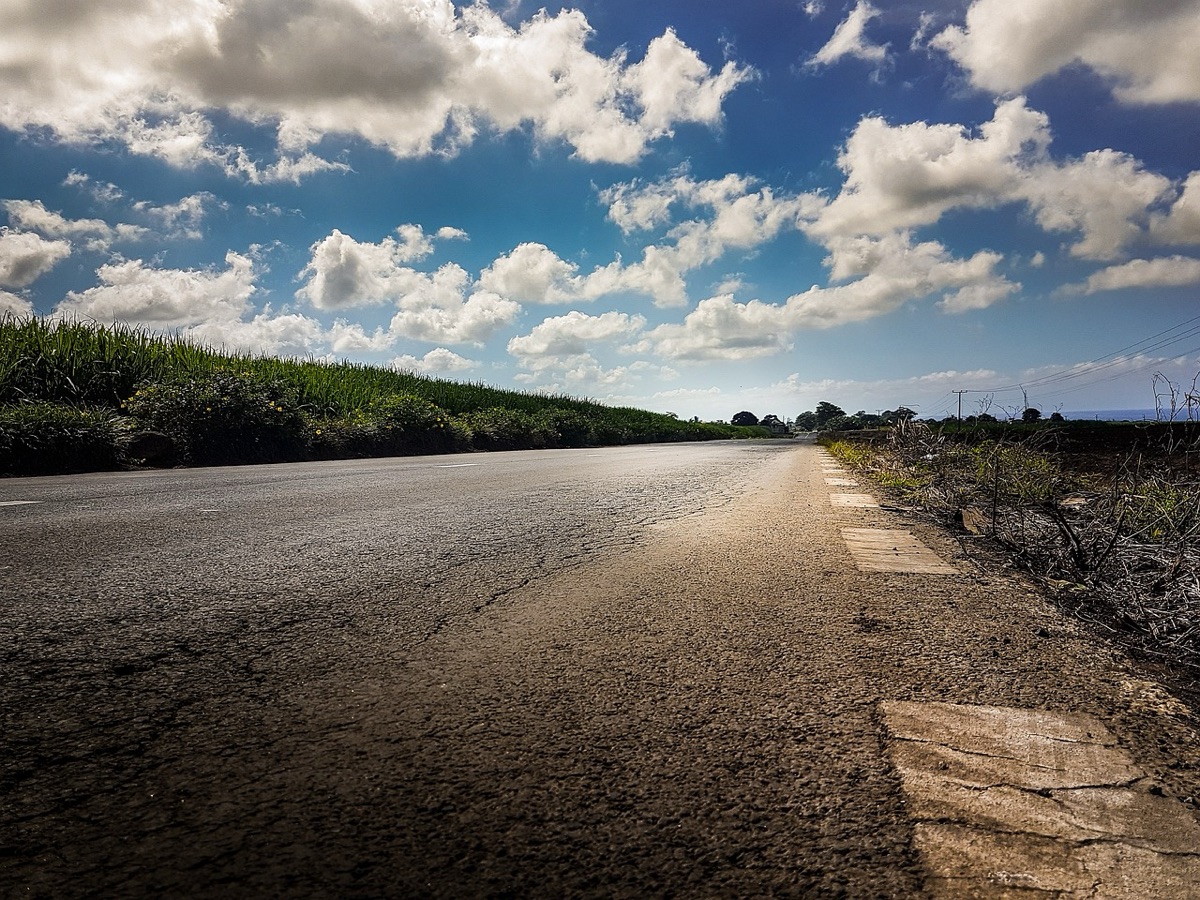 paesaggio multicolore di Mauritius